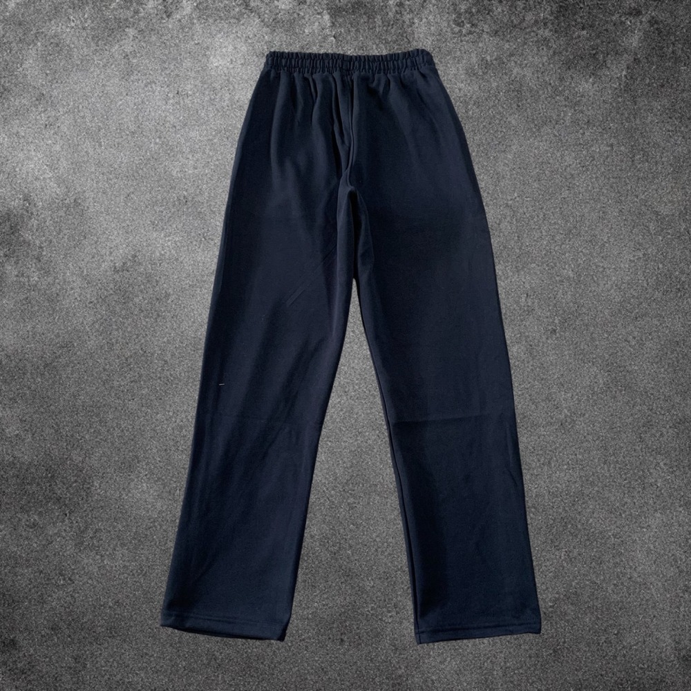 Alo Yoga Hoodie and Open Leg Sweatpants Set Navy Blue Large Tracksuit Loungewear - Picture 8 of 9